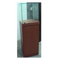 Wholesale custom made classical jewelry wood display case with tempered glass