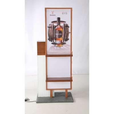 Beverage display /drink display counter/beer stand rack/drink holder/mineral water rack/liquor wine bottle glorifier